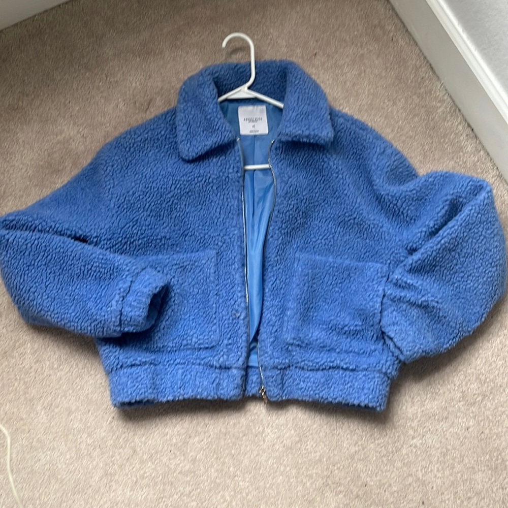 Women’s cropped Sherpa jacket